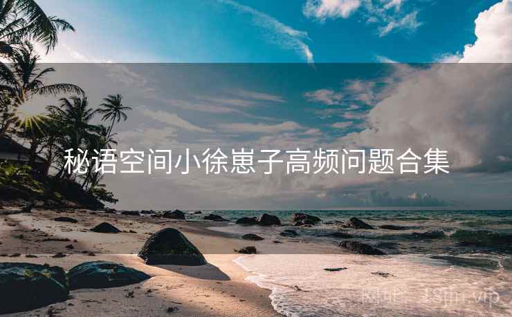 秘语空间小徐崽子高频问题合集