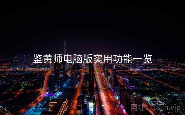 鉴黄师电脑版实用功能一览