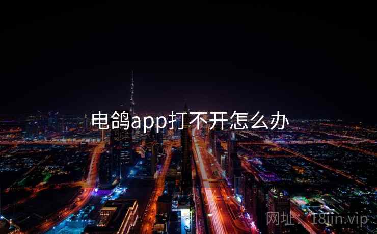 电鸽app打不开怎么办