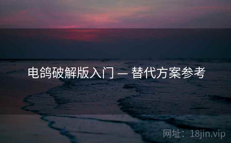 电鸽破解版入门 — 替代方案参考